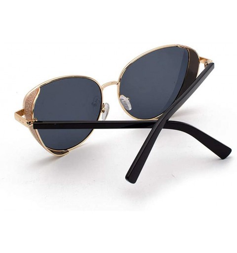 Rimless Fashion Glitter Sunglasses for Women Men-Mirrored Lens Metal Frame Eyewear Standard Size Glasses - Gy - C8196I80ZDW $...