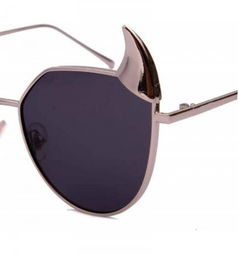 Aviator Unisex sunglasses - fashion personality sunglasses - horn fashion sunglasses - A - CC18SKON34L $38.99