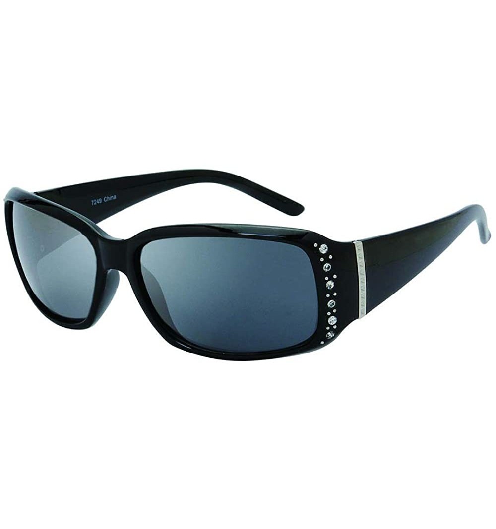 Wrap Model 249 Vintage Fashion Sunglasses - Black - CJ18U875D4Y $8.75