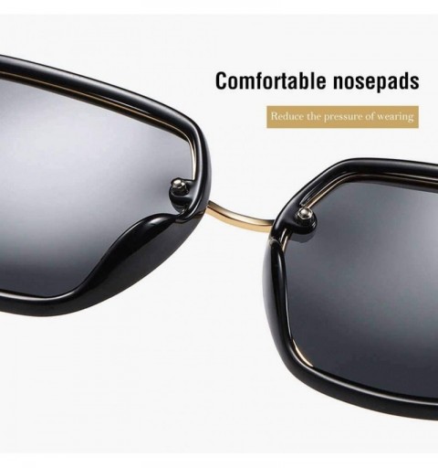 Semi-rimless Polarized Sunglasses Version Protection Resistant - E - CL199G0NWAT $51.96