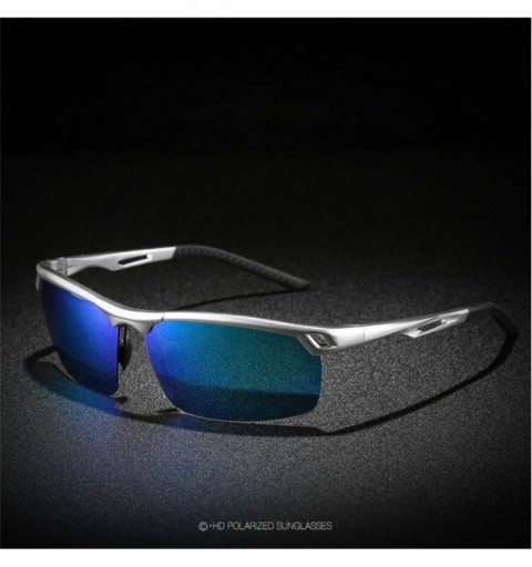 Rimless Photochromic Sunglasses Men Polarized Glass Sun Glasses Day Night Vision Driving Eyewear - 6black Red - C8194OTE0Y5 $...