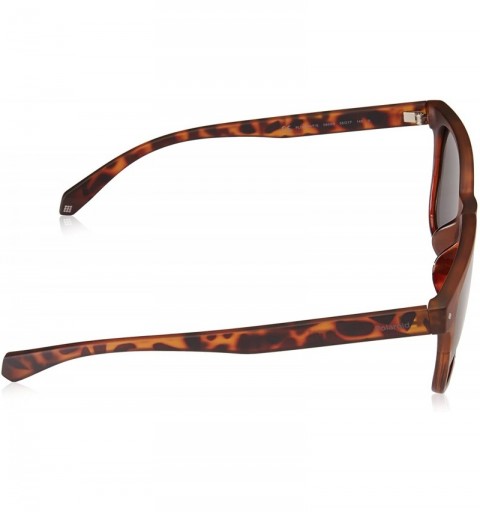 Rectangular Pld6044/F/S Rectangular Sunglasses - Dark Havana - C018CCX8HNZ $41.95