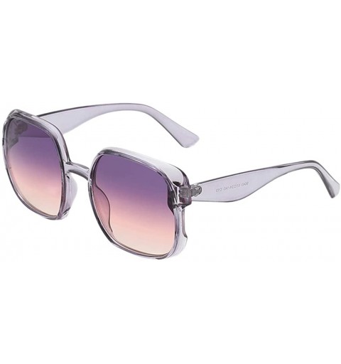 Goggle Fashion Irregular Shape Sunglasses for Women Men Vintage Retro Style Glasses - F - C018UL7ZM40 $26.56