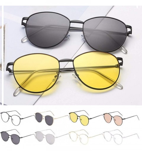 Rimless Polarized Fashion Man Women Irregular Shape Sunglasses Glasses Vintage Retro Style - Multicolor-a - CG18T74AODQ $9.26