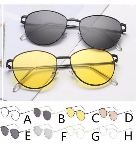 Rimless Polarized Fashion Man Women Irregular Shape Sunglasses Glasses Vintage Retro Style - Multicolor-a - CG18T74AODQ $9.26