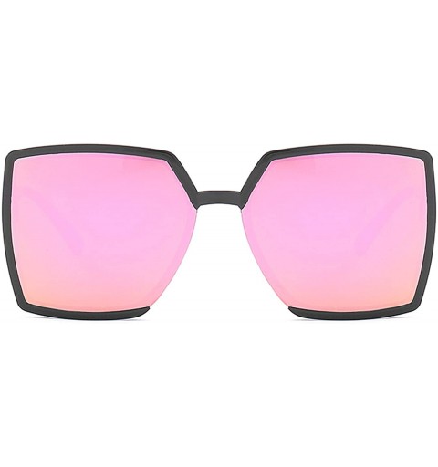 Oversized Polarized Sunglasses Irregular Protection Glasses - Cherry Blossoms - CF18TQKCL9A $17.23