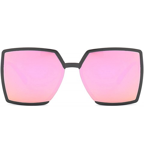 Oversized Polarized Sunglasses Irregular Protection Glasses - Cherry Blossoms - CF18TQKCL9A $17.23