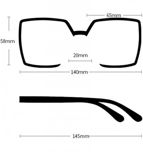 Oversized Polarized Sunglasses Irregular Protection Glasses - Cherry Blossoms - CF18TQKCL9A $17.23