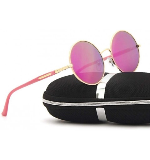 Round Vintage Steampunk Sunglasses Feminino - Not Include Box - CW18WU2RHLZ $23.02
