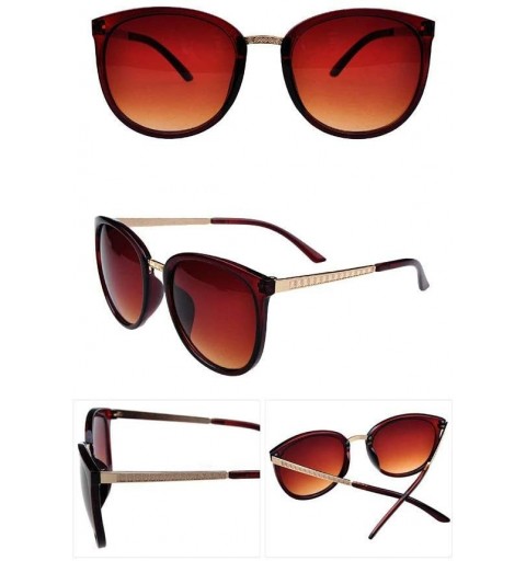 Aviator Eyewear Outdoor Eyeglasses Casual Sunglasses UV400 Sun glasses (Red) - Red - CZ18QCUAWHI $10.93