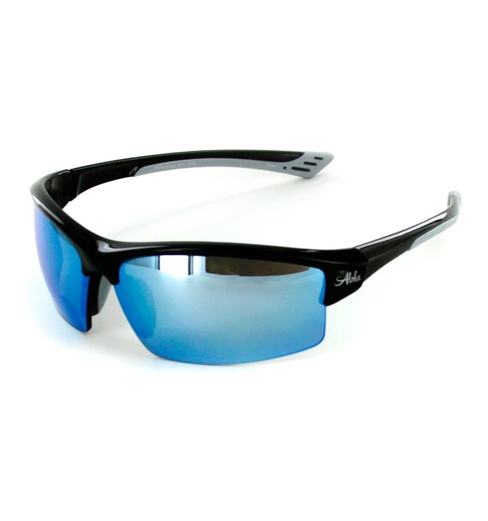 Round "Stone Creek MX1" Men's Wrap-Around Bifocal Reading Sunglasses (Black Diamond +2.50) - CR11WG1E6KX $36.72