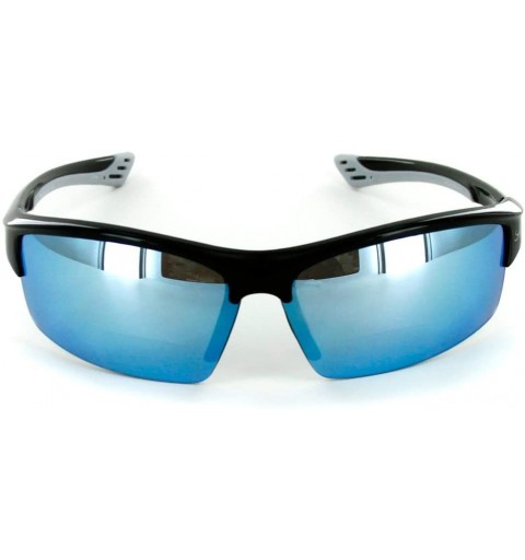 Round "Stone Creek MX1" Men's Wrap-Around Bifocal Reading Sunglasses (Black Diamond +2.50) - CR11WG1E6KX $36.72