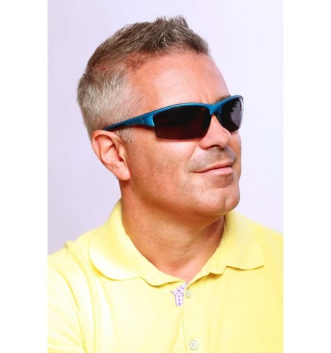 Round "Stone Creek MX1" Men's Wrap-Around Bifocal Reading Sunglasses (Black Diamond +2.50) - CR11WG1E6KX $36.72