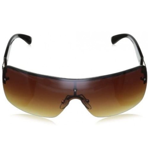 Shield Men's R1384 Shield Sunglasses - Gold/Black - CH11HJIX3BL $50.54