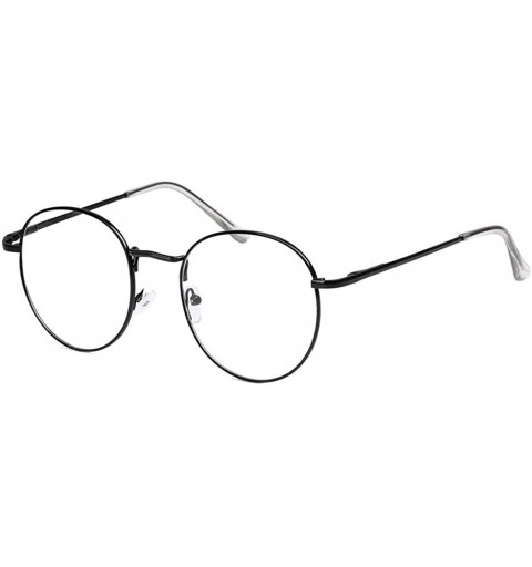 Oversized Fashion New Metal Vintage Round Glasses Women Men Oversized Glasses Frame Optical Eyeglass Vision Care Spectacles -...