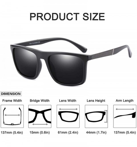 Sport Mens Sunglasses 100% UV protection TR90 Frame Ultra Light Polarized Sunglasses for Men Women - CQ18QXG2YQ8 $11.17