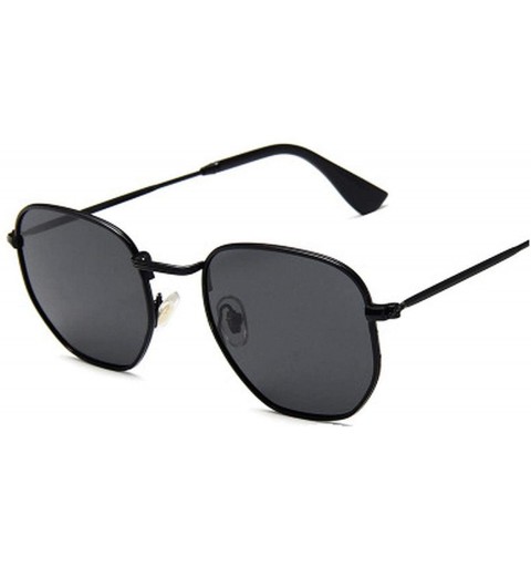 Rimless New Retro Classic Small Polygon Polarized Sunglasses Men Sun Glasses Women Vintage Metal Frame Eyewear UV400 - 4 - CA...