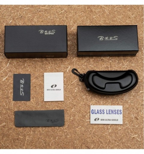 Oversized Sunglasses for Men & Women- Polarized glass lens- Color Mirrored Scratch Proof - Black/Blue Mirrored - CP19686E7EA ...