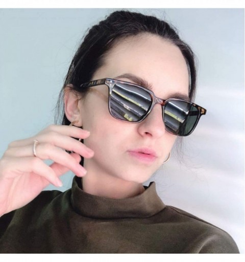 Oversized Luxury Aviation Square Sunglasses Men Er Sunglass Vintage Sun Glasses Women Sunglases - C6 - C1199C8A8T5 $24.03