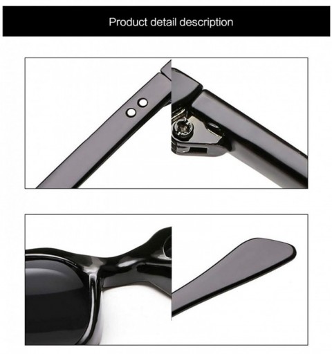 Oversized Luxury Aviation Square Sunglasses Men Er Sunglass Vintage Sun Glasses Women Sunglases - C6 - C1199C8A8T5 $24.03