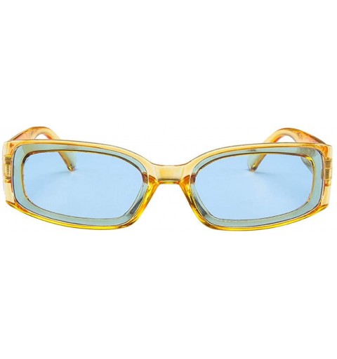 Sport Polarized Sunglasses for Men Women Lightweight Fashion Sunglasses Unisex - Yellow - CG18T2NQ8GT $18.96