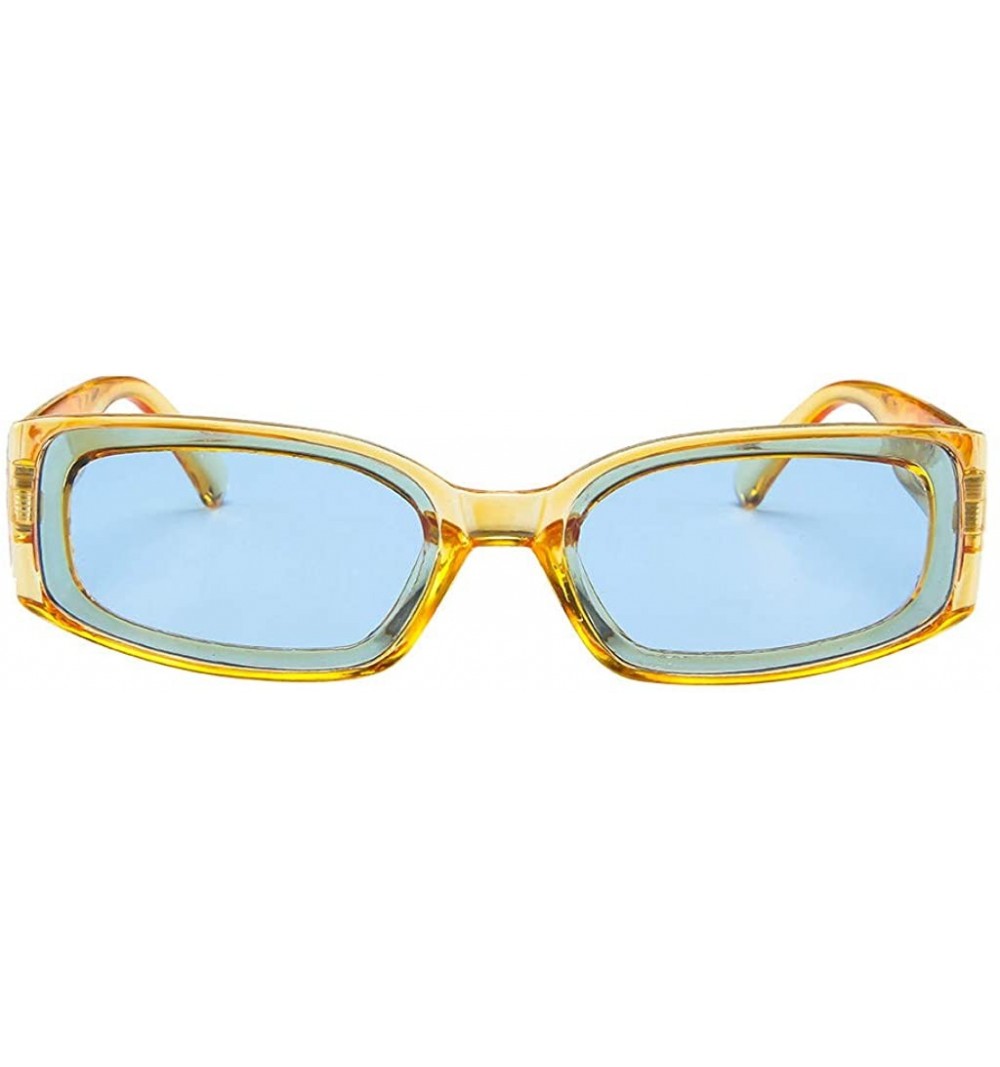 Sport Polarized Sunglasses for Men Women Lightweight Fashion Sunglasses Unisex - Yellow - CG18T2NQ8GT $9.81