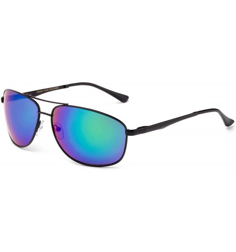 Aviator "Boke" Classic Pilot Style Fashion Sunglasses - Green - C712MCS5ZUT $25.77