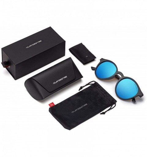 Round Men & Women Sunglasses - Round Black - Blue Nylon Hd/ Before $59.95 - Now 20% Off - C918ULDO2QC $36.48