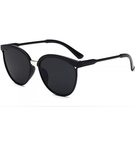 Aviator Women Fashion Large Frame Sunglasses Vintage Mirrored Sunglasses Eyewear Outdoor Sports Colorful Glasses - D - CF18SQ...