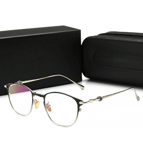 Goggle Polarized Sunglasses Transparent Polarized Sunglasses Polarized Fashion Flat Goggles Sunglasses - Gold Frame - CV18X6Y...