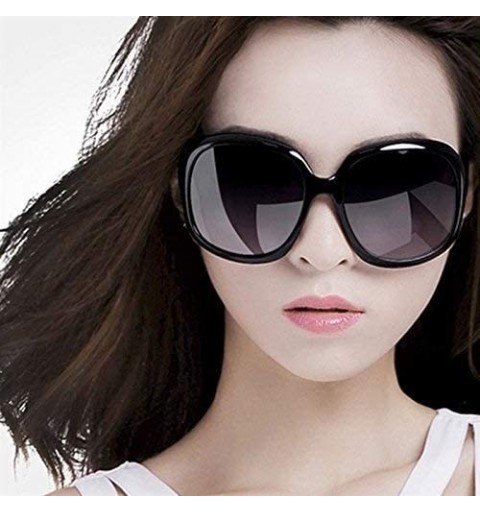 Sport Fashion Lady Sunglasses Driving Glasses Large Frame Polarized Sunglasses - Red 1 - C918SK4YMEL $35.83