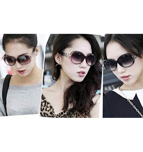 Sport Fashion Lady Sunglasses Driving Glasses Large Frame Polarized Sunglasses - Red 1 - C918SK4YMEL $35.83