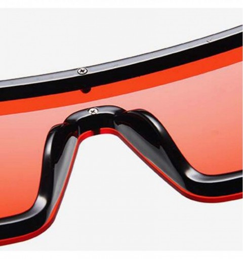 Sport 2019 One piece Gradient Sunglasses Men Luxury Candies Lens Sun Glasses Outdoor Metal Lentes De Sol Hombre UV400 - CY18W...
