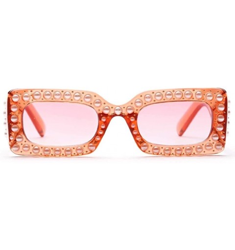 Goggle Women Oversized Square Crystal Diamond Square Sunglasses - C - CF18D5MN9SY $11.86