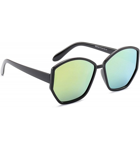 Oversized Polarized Sunglasses Irregular Protection Activities - Gold - CV18TQYNL79 $20.86