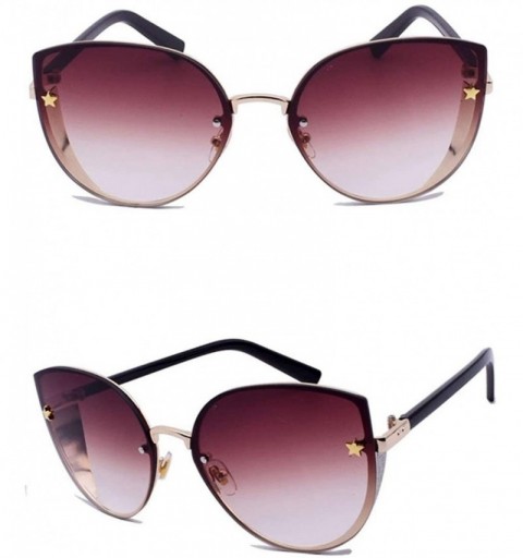 Cat Eye New Women's Sunglasses - Men's and Women's Fashion cat Eye Sunglasses - Women's UV Sunglasses - 4 - CY18SYAKHOT $22.11
