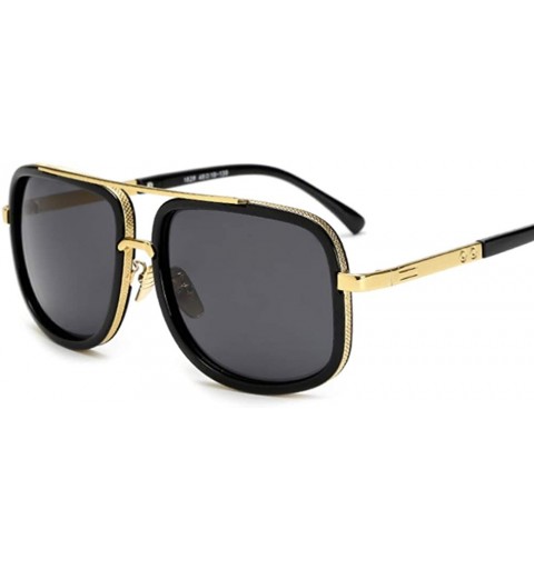 Goggle Oversized Men Sunglasses - Black Gradual Grey - CK18HLQS64G $13.51