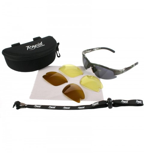 Wrap Camouflage Sunglasses Interchangeable - CA1161JEL5V $46.23