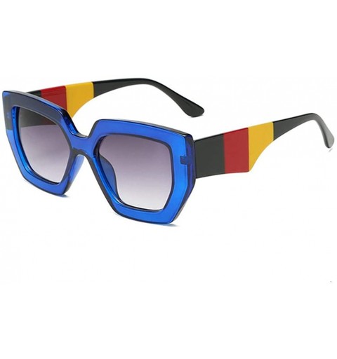 Square Designer Sunglasses for Woman Vintage Three Colors Sun Glasses for Men/Women Square - C4 - C0197ZL232W $9.62