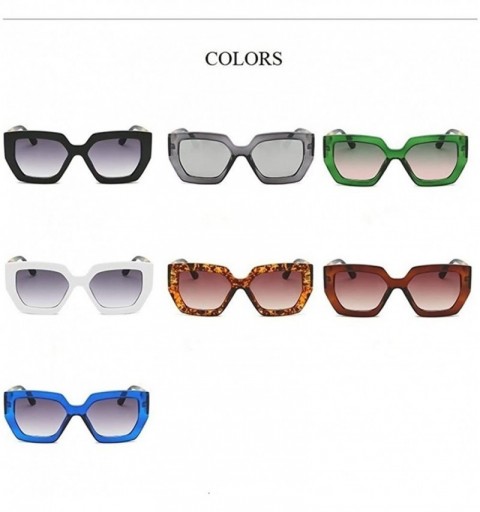 Square Designer Sunglasses for Woman Vintage Three Colors Sun Glasses for Men/Women Square - C4 - C0197ZL232W $9.62