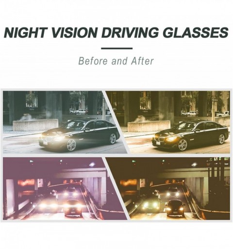 Wrap Oversized Driving Anti glare Polarized - Oversized Night-vision Glasses- Black - CQ196SLZT4Y $18.85