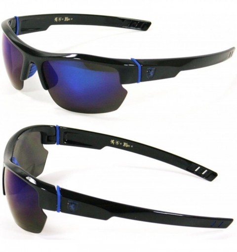 Sport Sports Active Outdoor Sunglasses SS5297 - Navy - CS11FTUTXOH $20.49