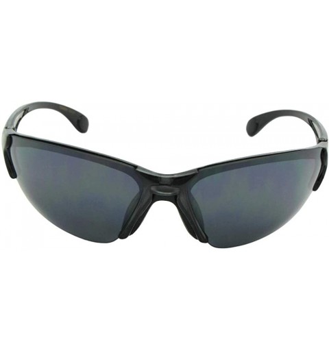 Wrap Big Frame Sport Sunglasses SR20 - Clear Gray-gray Lenses - CN186CQSYML $11.29