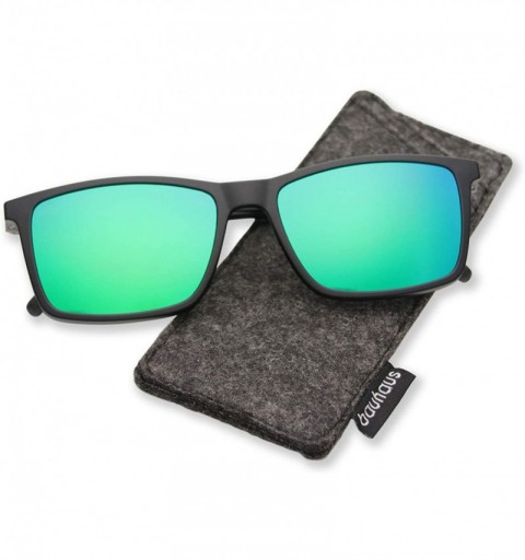 Sport Sunglasses Polarized Protection Eyeglasses - Polarized Coated Green Clip on - CI19245YOCD $10.69