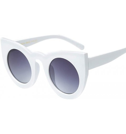 Sport New Women Vintage Big Frame Sunglasses Unisex Fashion Polarized Light Sunglasses - D - CW18SX6SXHX $9.95
