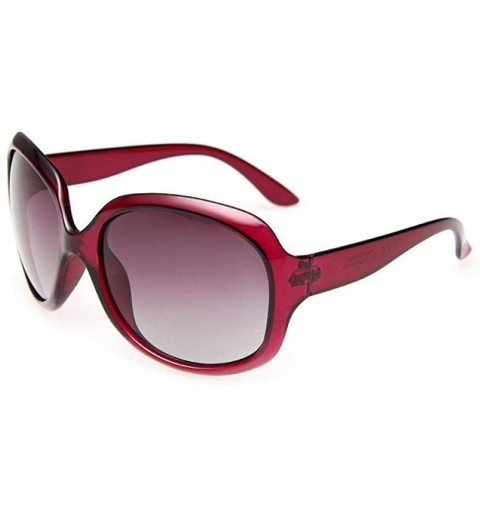 Aviator Multi Oversized Polarized Sunglasses Women Brand Design Retro Sun Glasses 1 - 5 - C618XEC3GXE $10.66