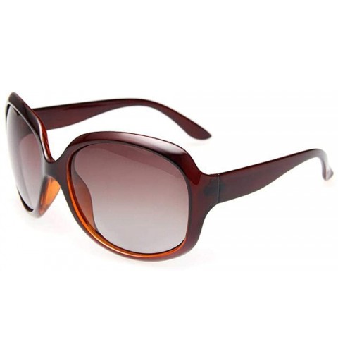 Aviator Multi Oversized Polarized Sunglasses Women Brand Design Retro Sun Glasses 1 - 5 - C618XEC3GXE $10.66