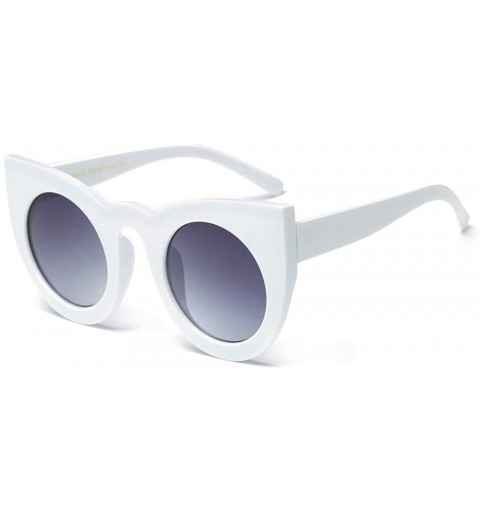 Sport New Women Vintage Big Frame Sunglasses Unisex Fashion Polarized Light Sunglasses - D - CW18SX6SXHX $9.95