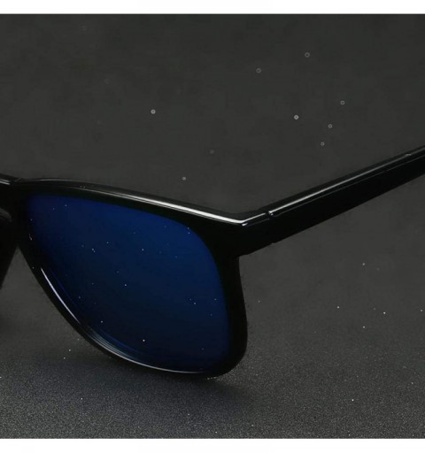 Aviator Mens Polarized Sunglasses Women Fashion Sun Glasses Blue As Picture - Silver - CN18YZWD237 $10.02