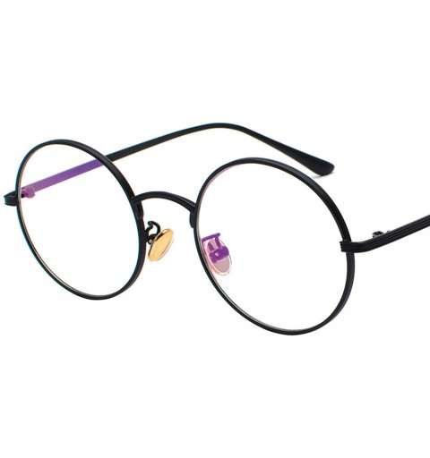 Round Fashion Tinted Color Lens Round Sunglasses Women Retro Punk Metal Frame Eye Vintage Tiny Men Sun Glasses - 12 - CI198ZT...